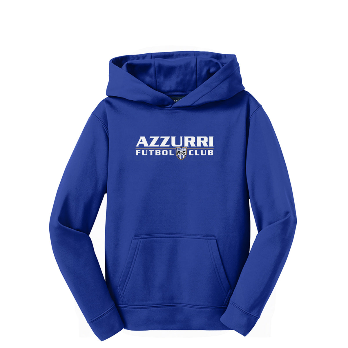 Azzurri Youth Sport-Wick Fleece Hoodie