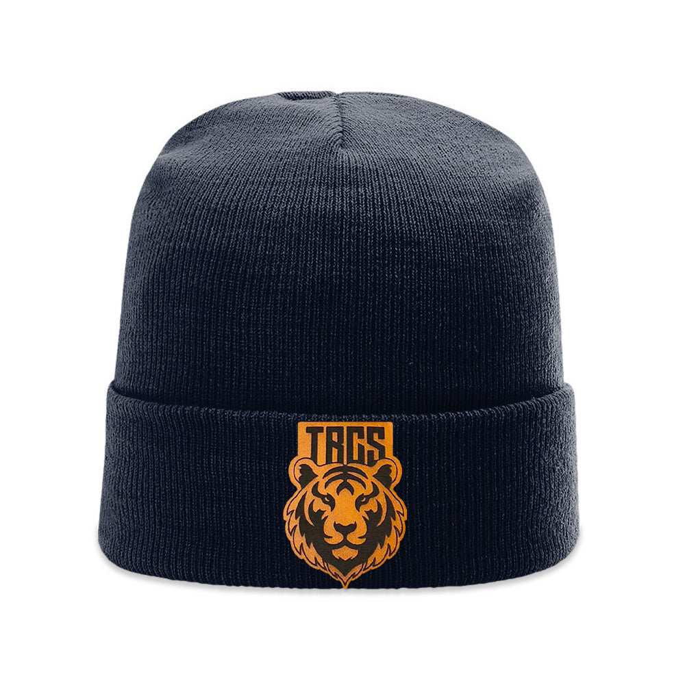 TRCS Tigers Leather Patch Beanie