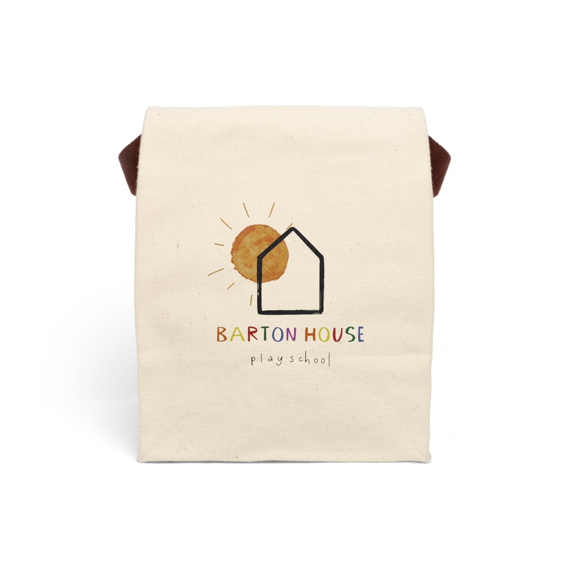 Barton House Canvas Lunch Bag With Strap