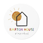 Barton House Round Vinyl Sticker