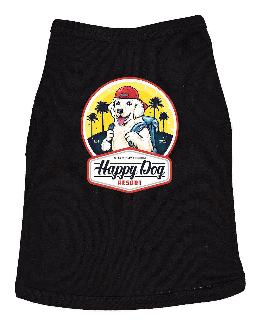 Happy Dog Doggie Tank - XS-3X