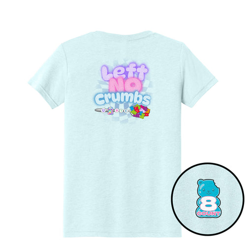 8 Count "Left No Crumbs" Youth Tee