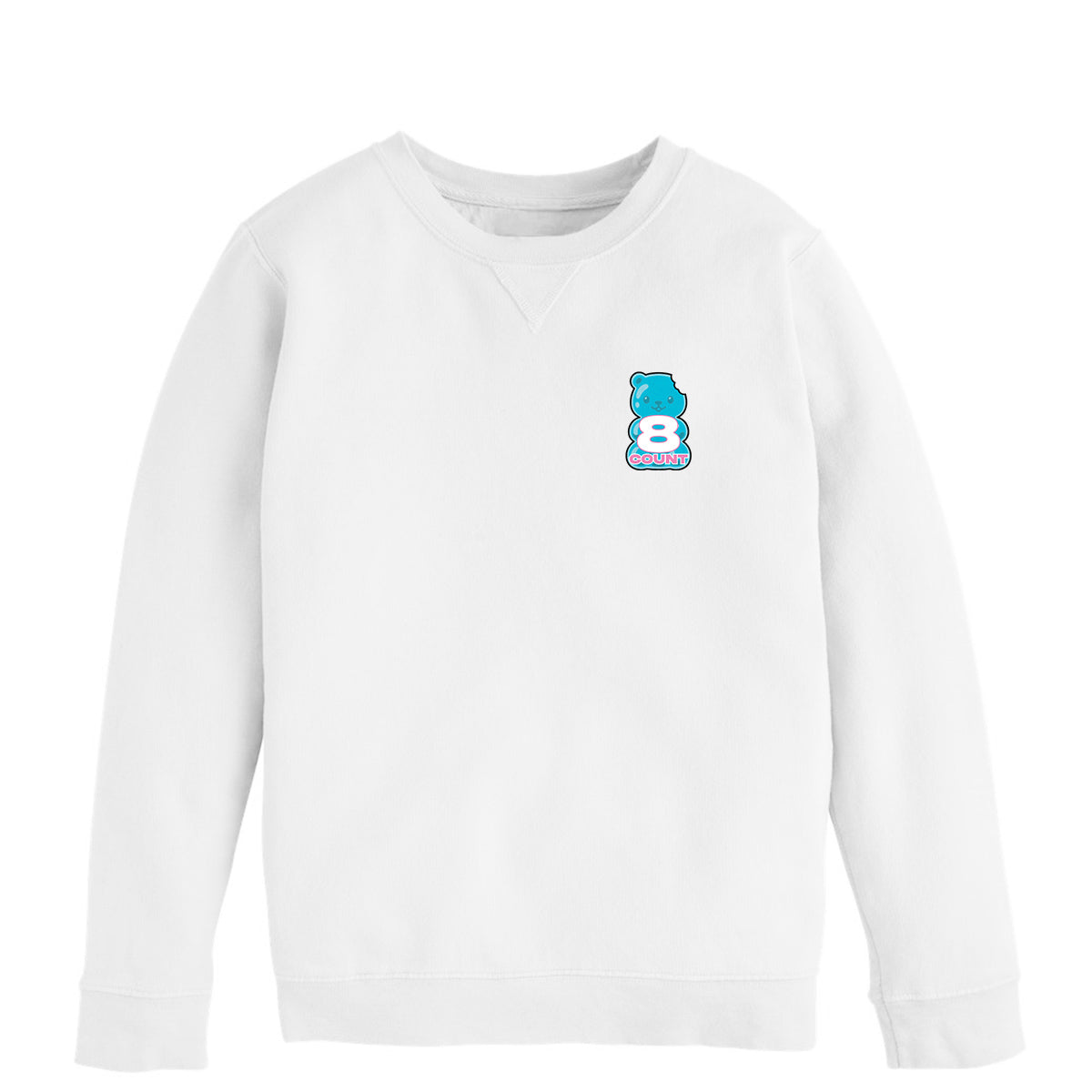 8 Count "Left No Crumbs" Youth Crewneck Sweatshirt
