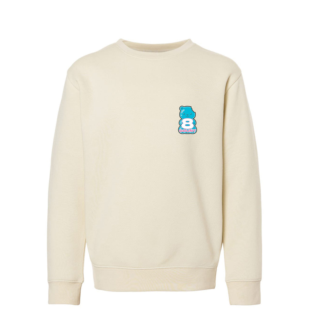 8 Count "She Ate" Youth Crewneck Sweatshirt