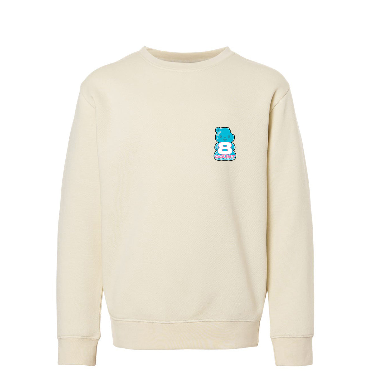 8 Count "She Ate" Youth Crewneck Sweatshirt