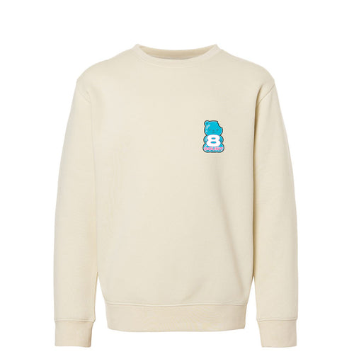 8 Count "She Ate" Youth Crewneck Sweatshirt