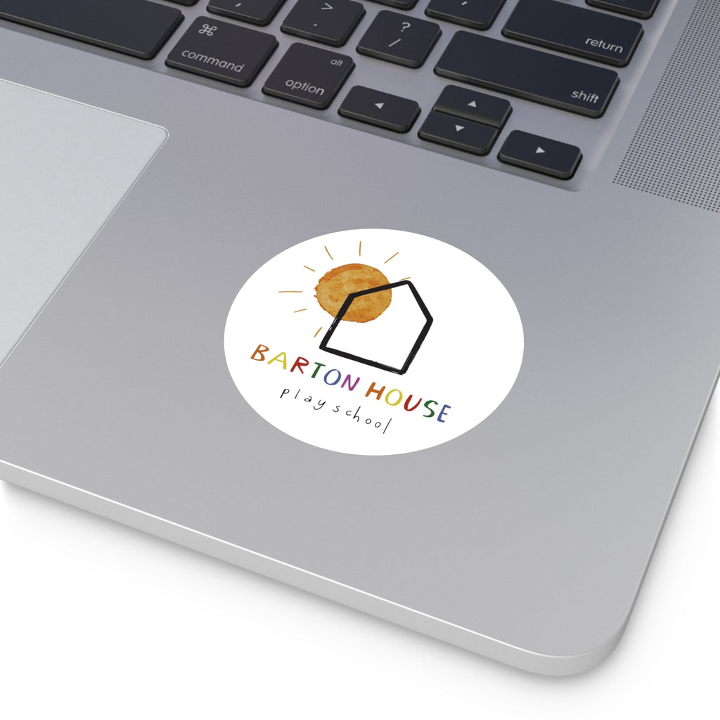 Barton House Round Vinyl Sticker