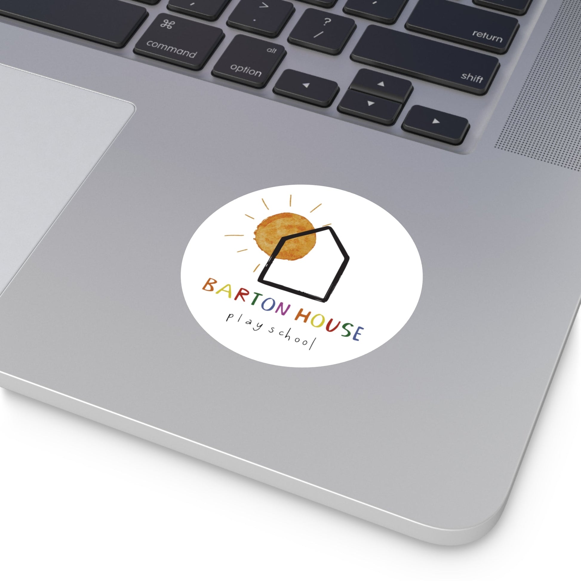 Barton House Round Vinyl Sticker