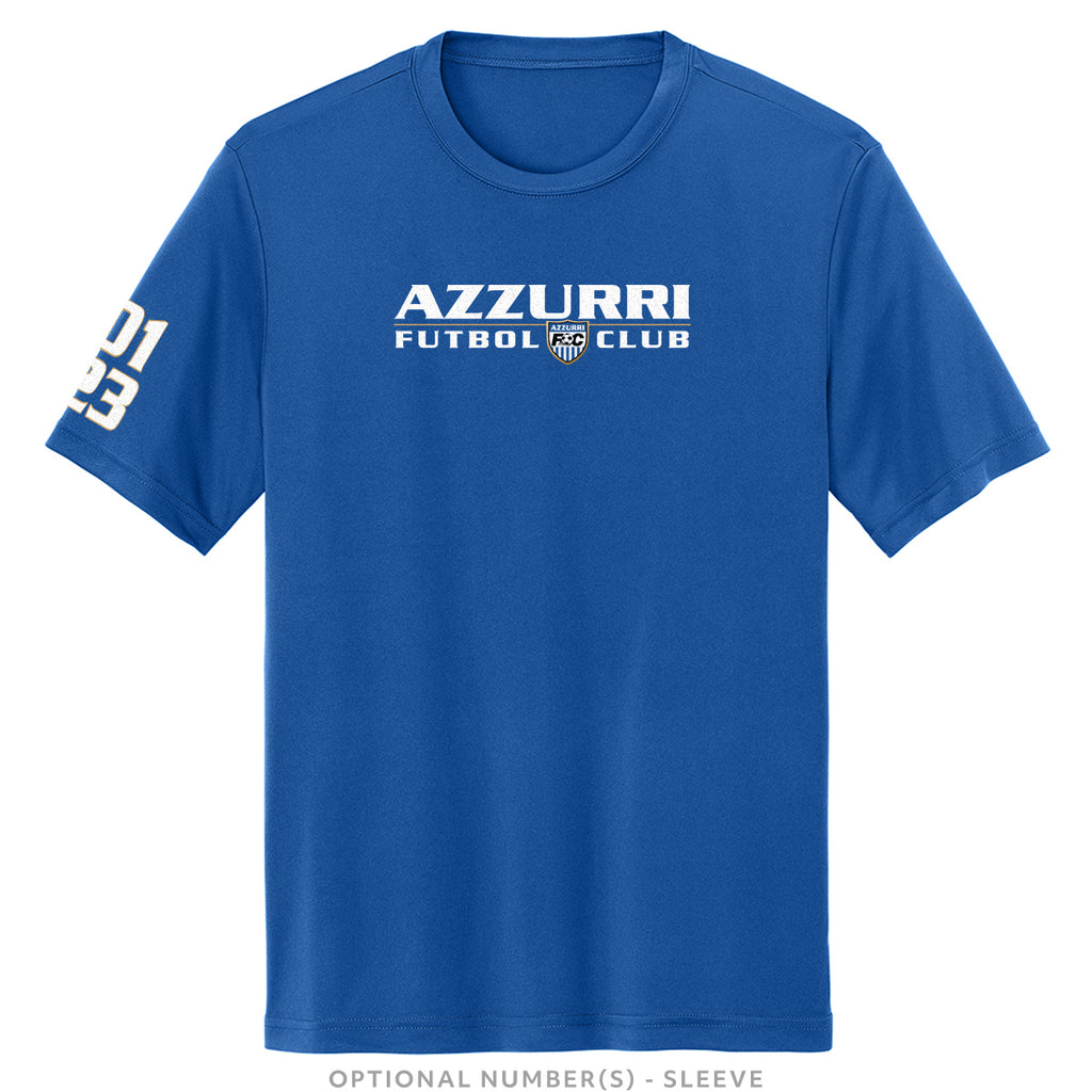 Azzurri Moisture-Wicking Poly Unisex T-Shirt