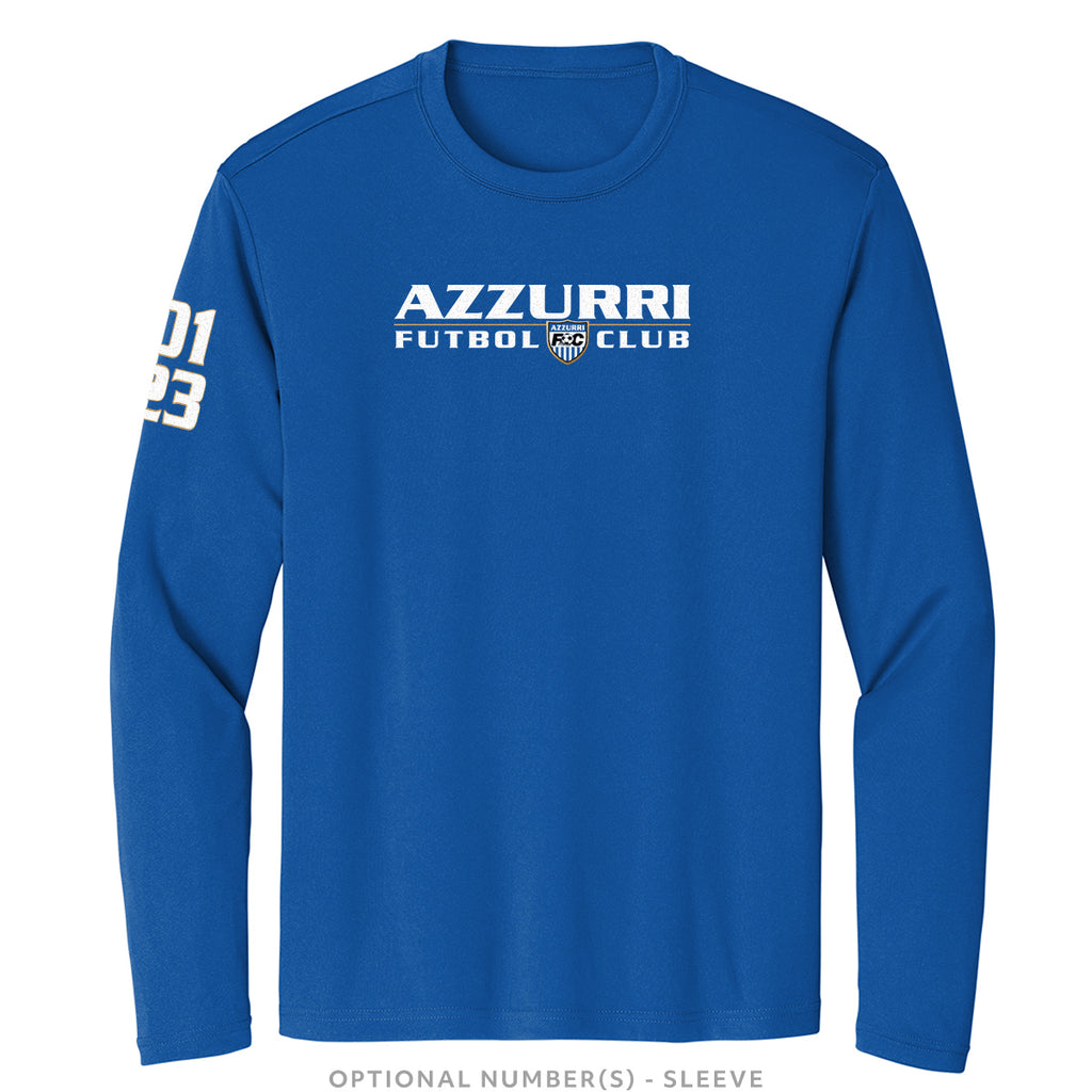 Azzurri Sport-Tek PosiCharge Competitor Unisex Long Sleeve T-Shirt