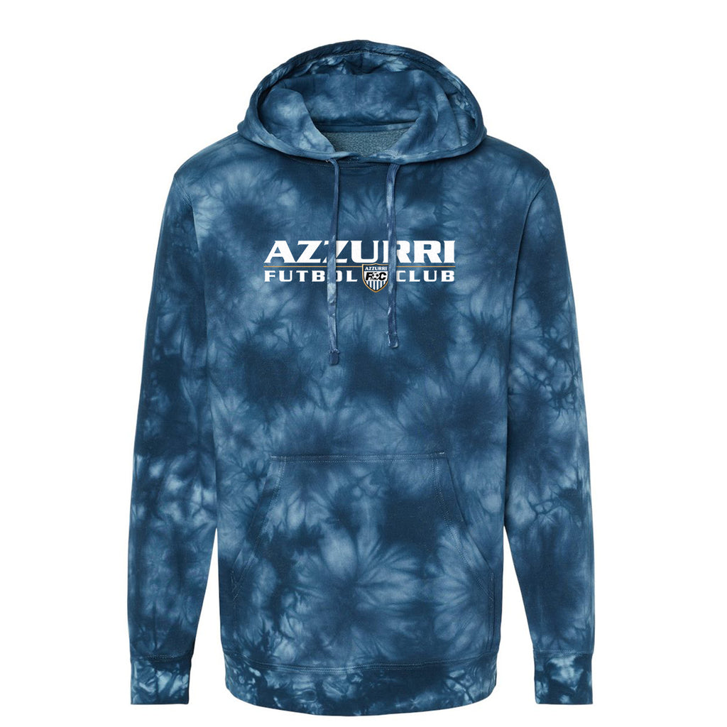 Azzurri FC Tie-Dyed Navy Hoodie