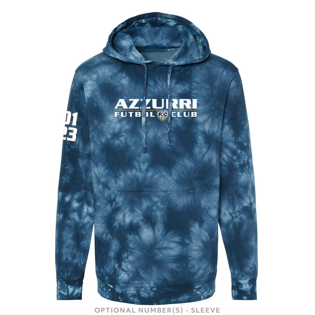 Azzurri FC Tie-Dyed Navy Hoodie