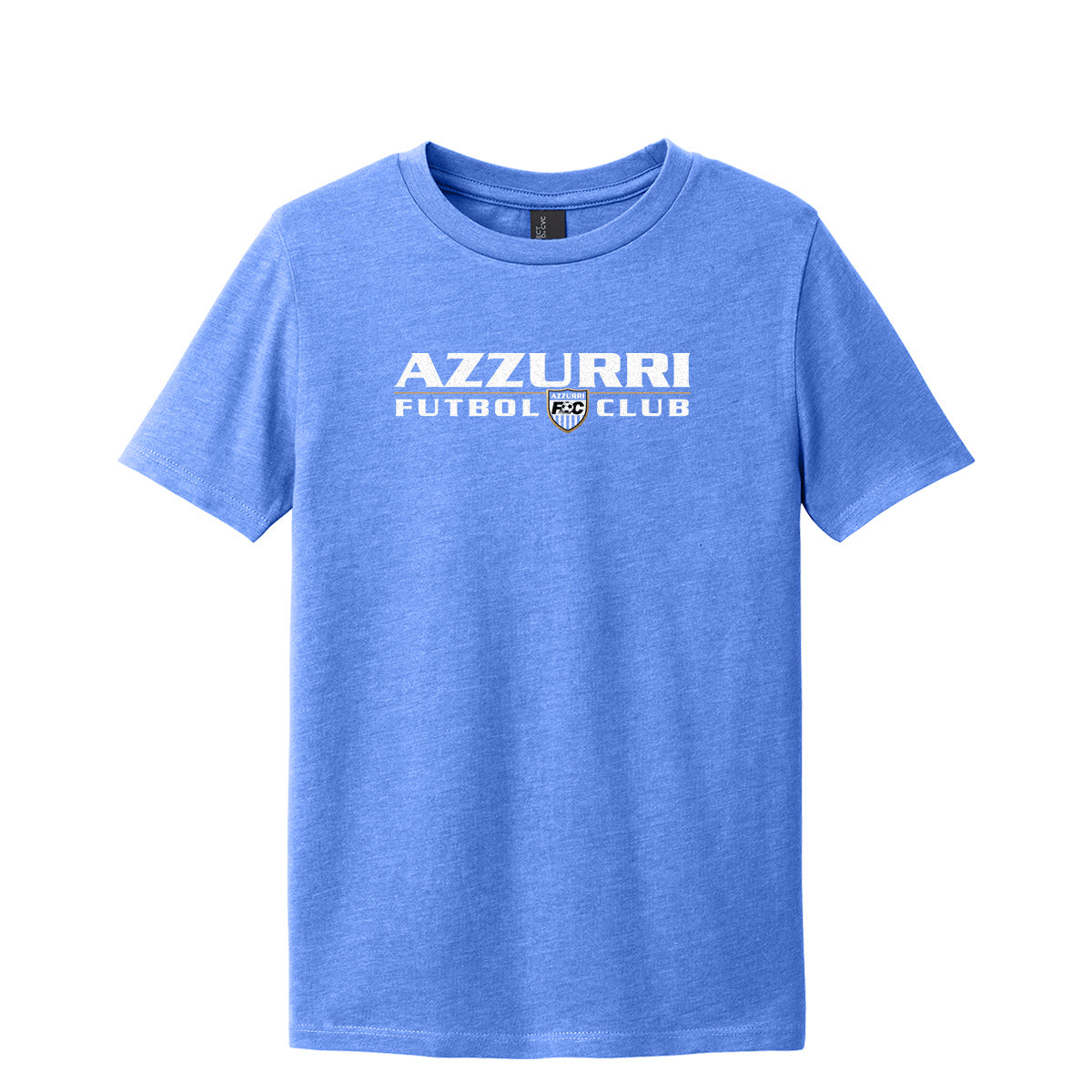 Azzurri FC Youth Heathered Blue T-Shirt