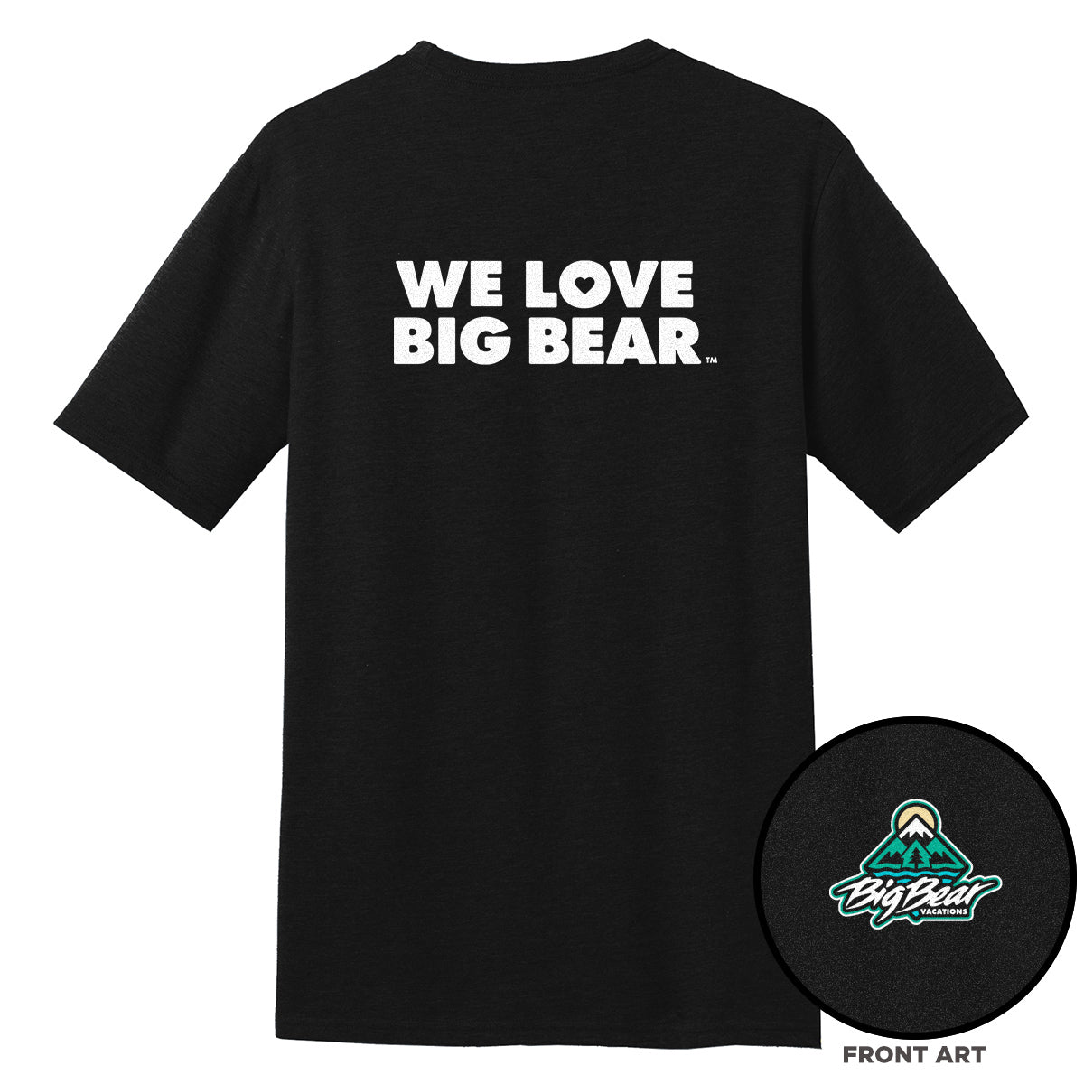 Big Bear Vacations "We Love Big Bear" T-Shirt