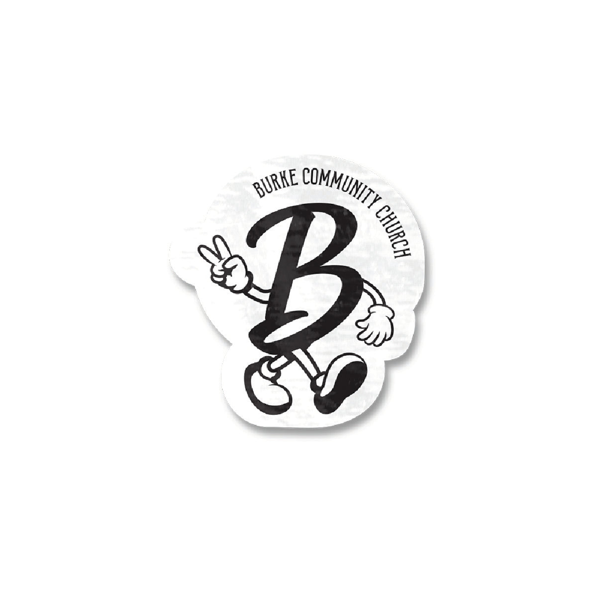 Burke Community Church "B" Sticker - 2"