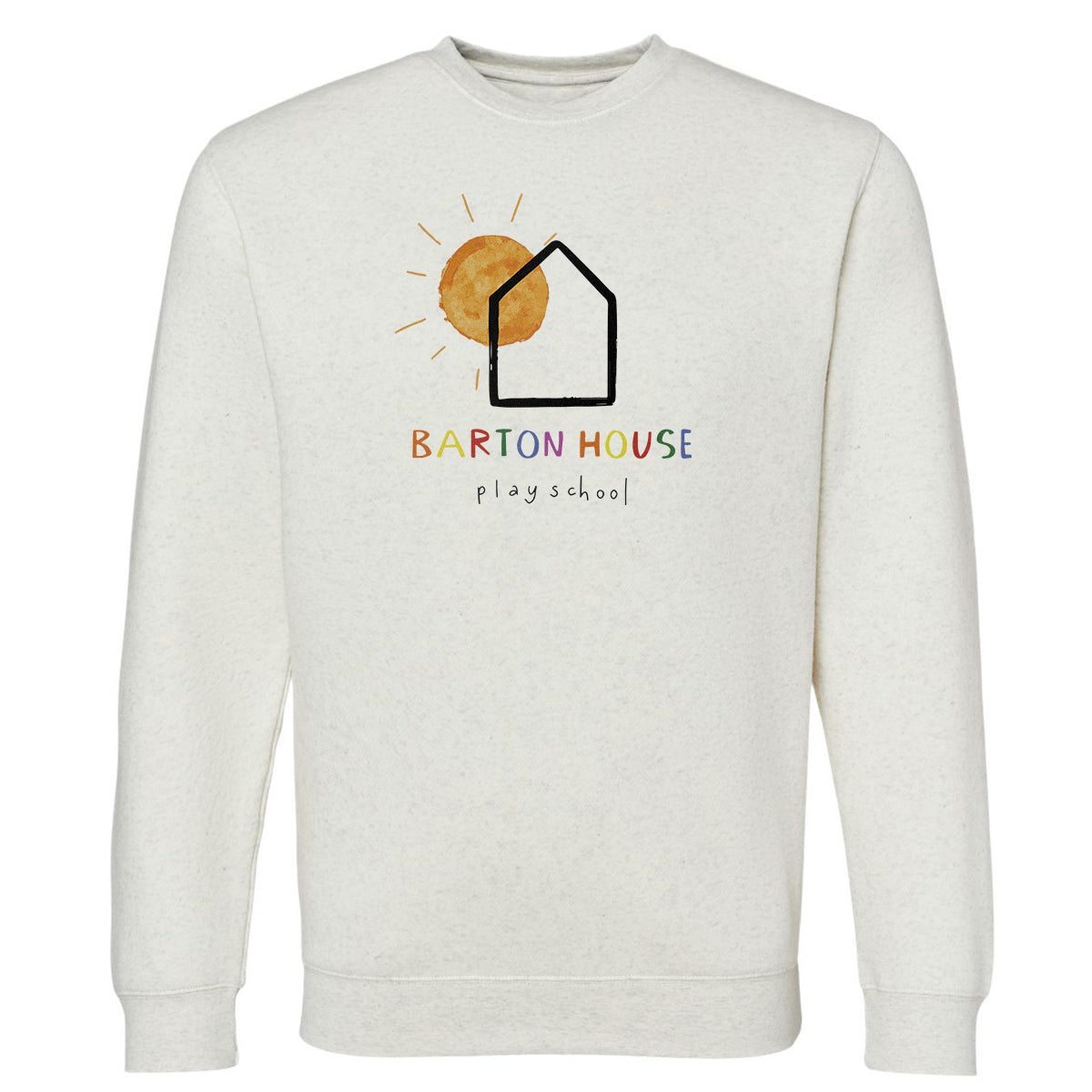 Barton House Logo Elevated Fleece Crewneck Sweatshirt