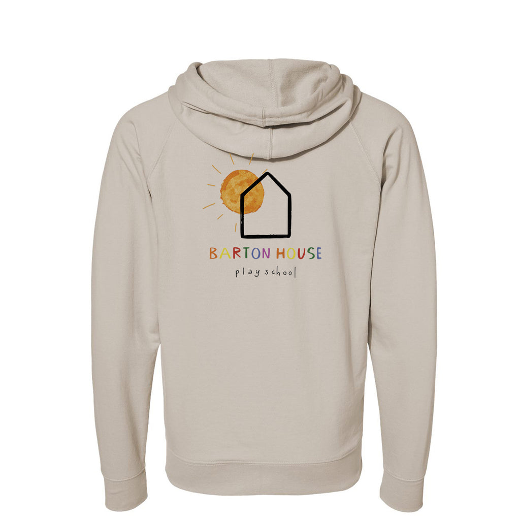 Barton House Lightweight Loopback Terry Full-Zip Hooded Sweatshirt