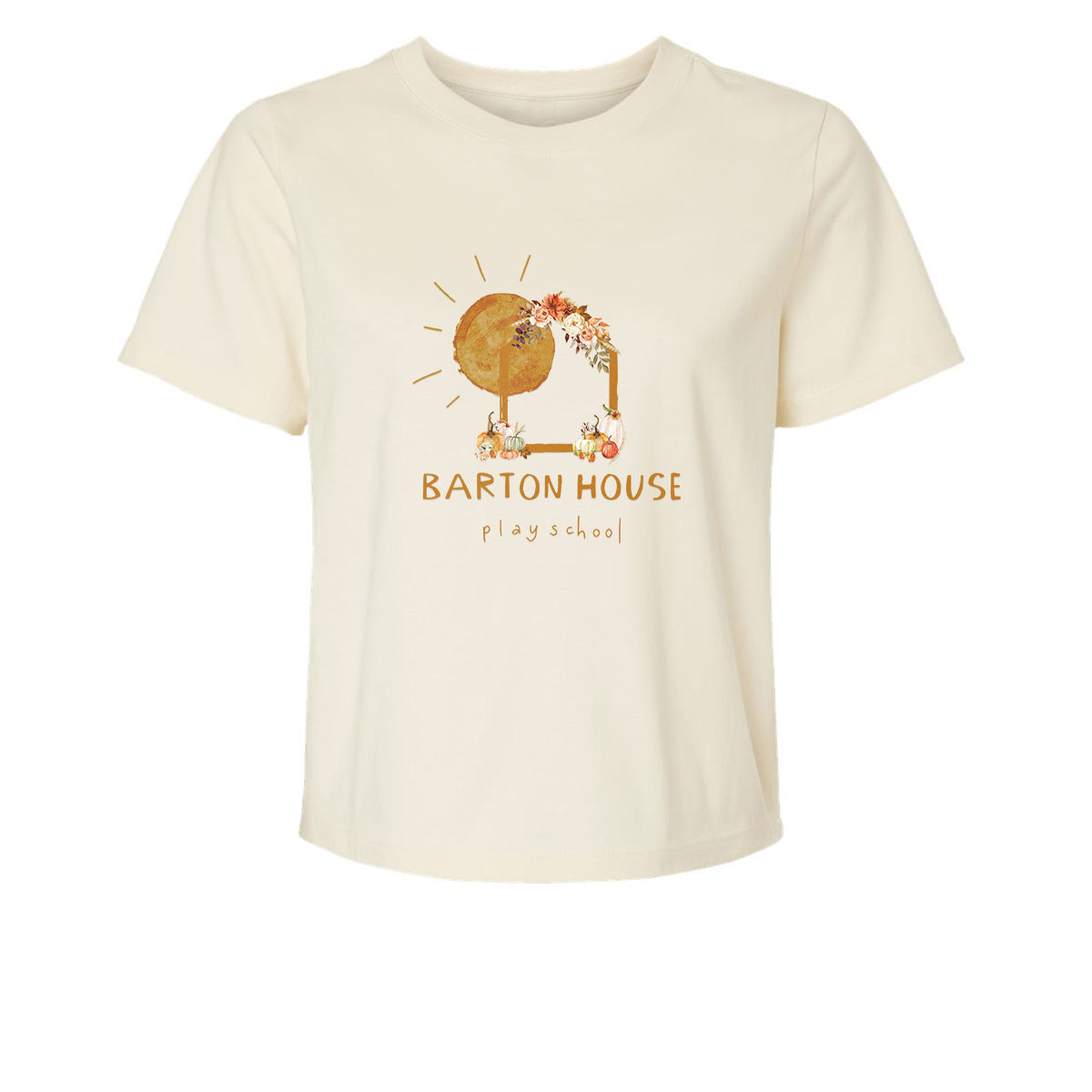 Barton House Autumn Pumpkins Womens T-Shirt