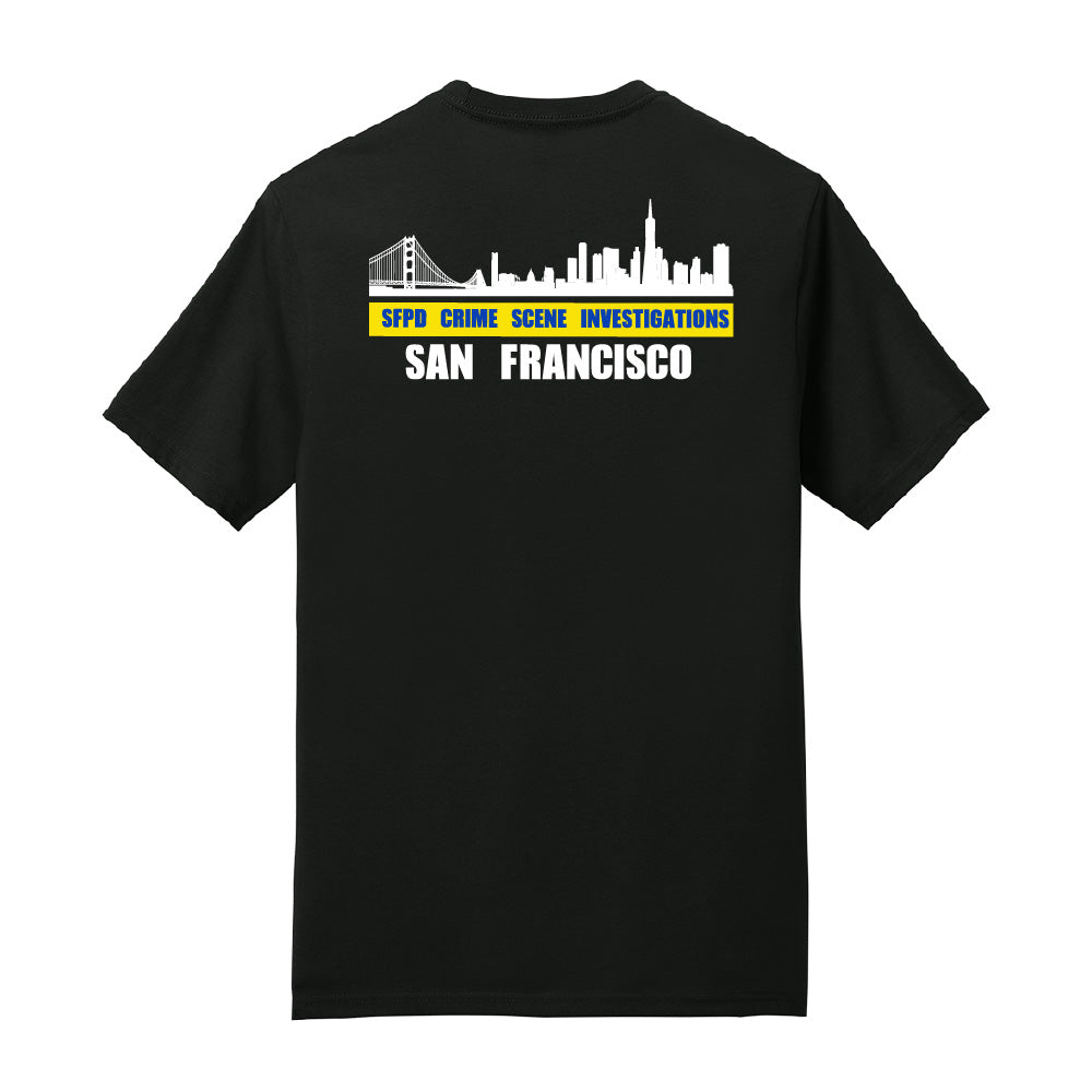 SFPD CSI Unit Skyline Midweight Cotton T-Shirt