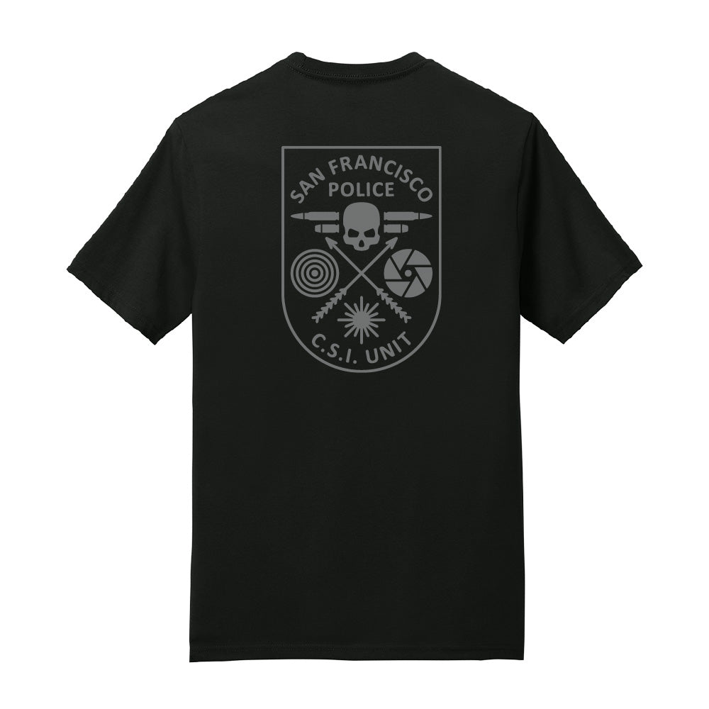 SFPD CSI Unit Emblem Midweight Cotton T-Shirt