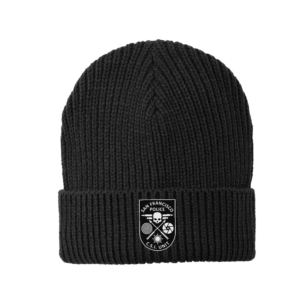 SFPD CSI Unit Emblem 2.0 Beanie