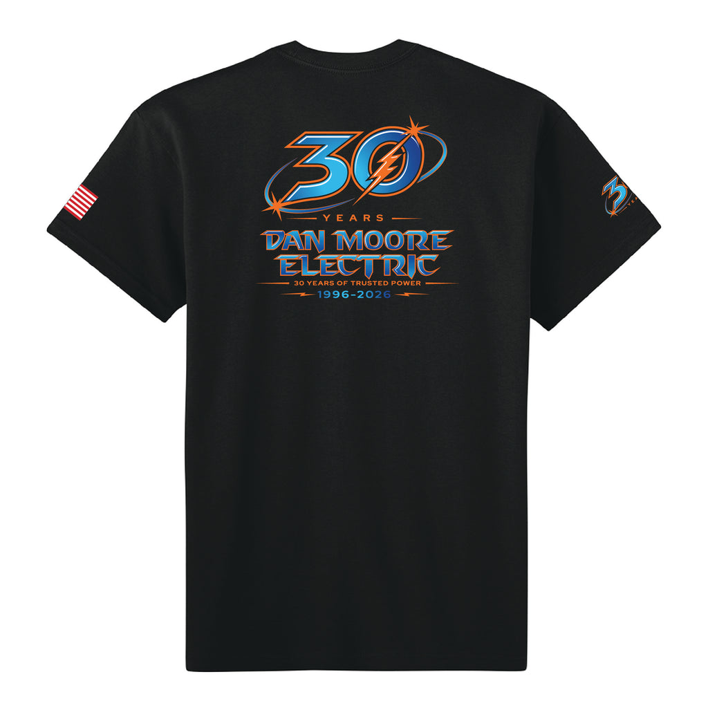 Dan Moore Electric 30 Year Premium Heavyweight T-Shirt