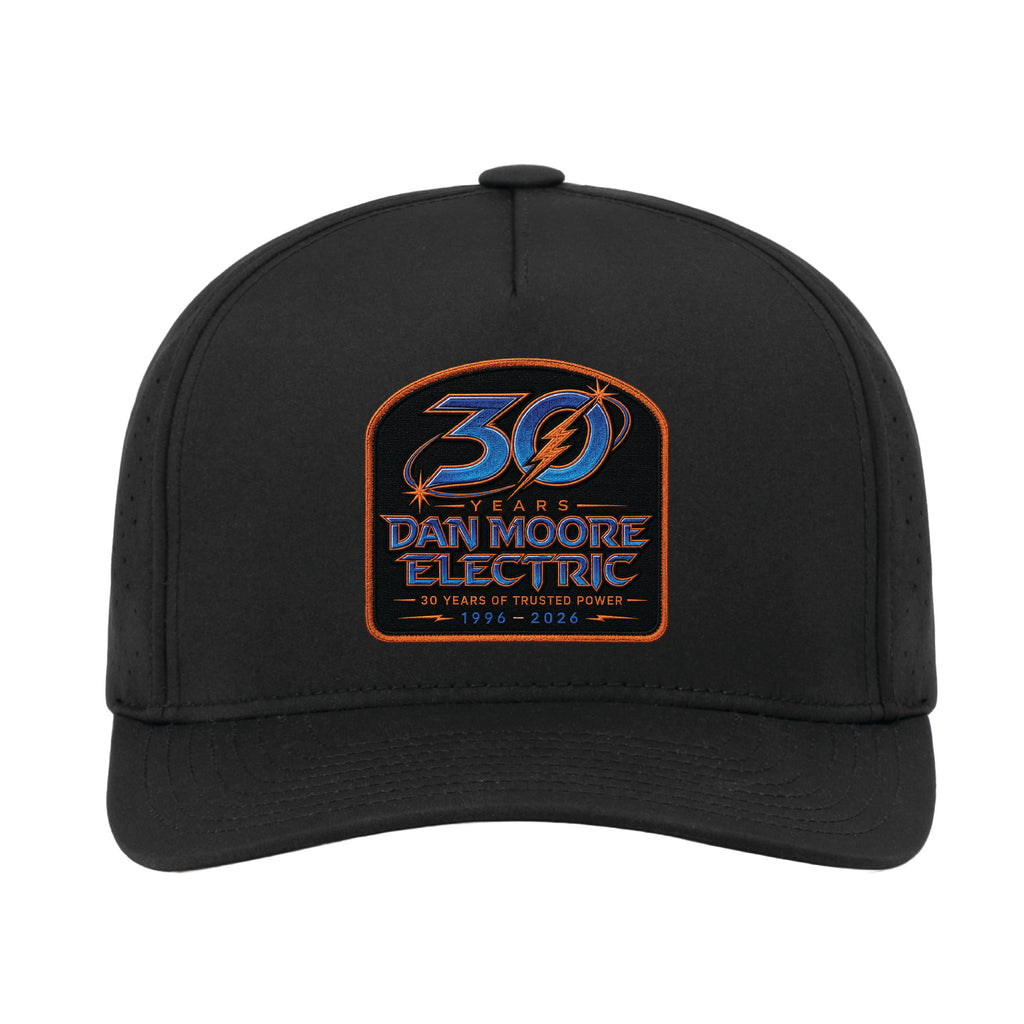 Dan Moore Electric 30 Year Perforated Snapback Cap