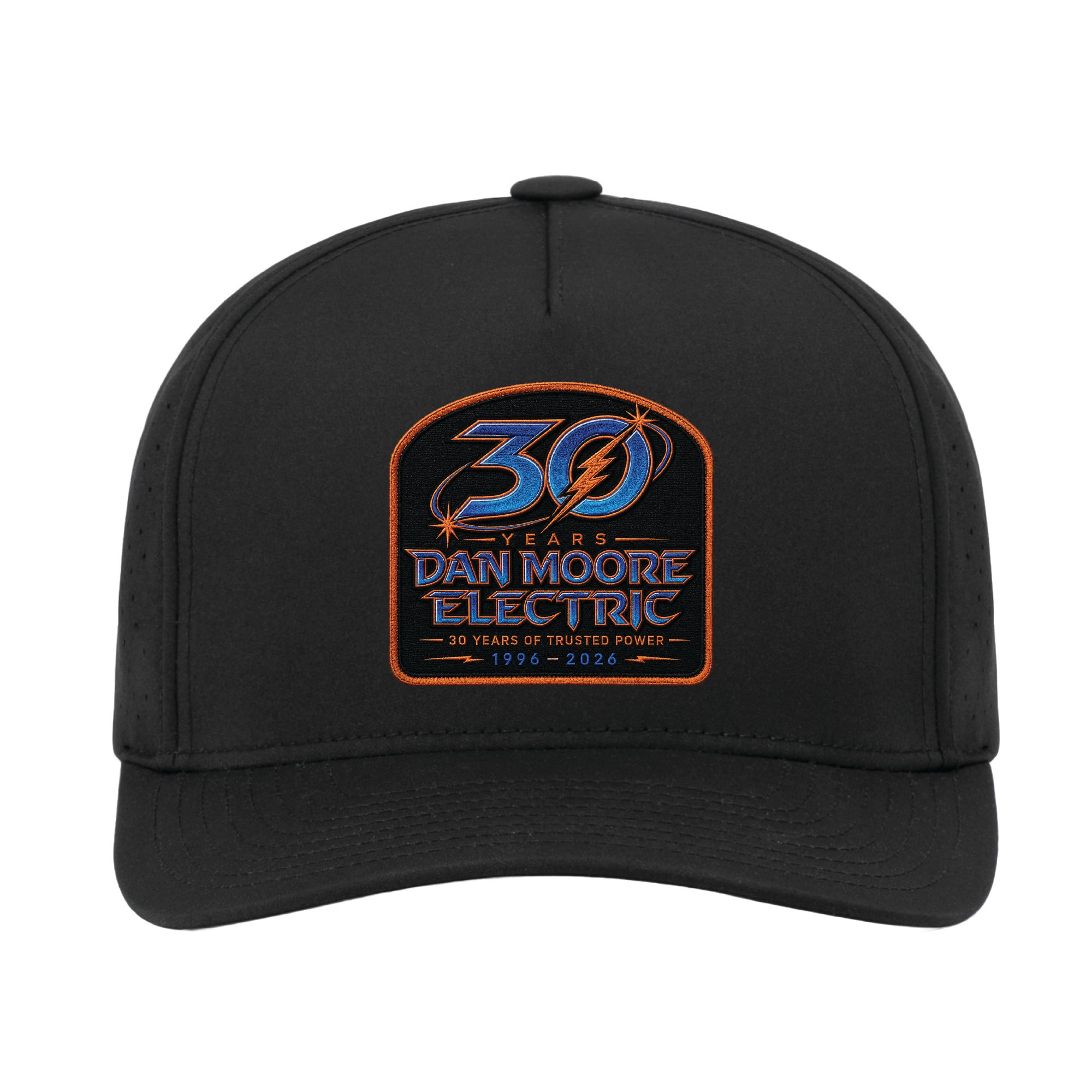Dan Moore Electric 30 Year Perforated Snapback Cap