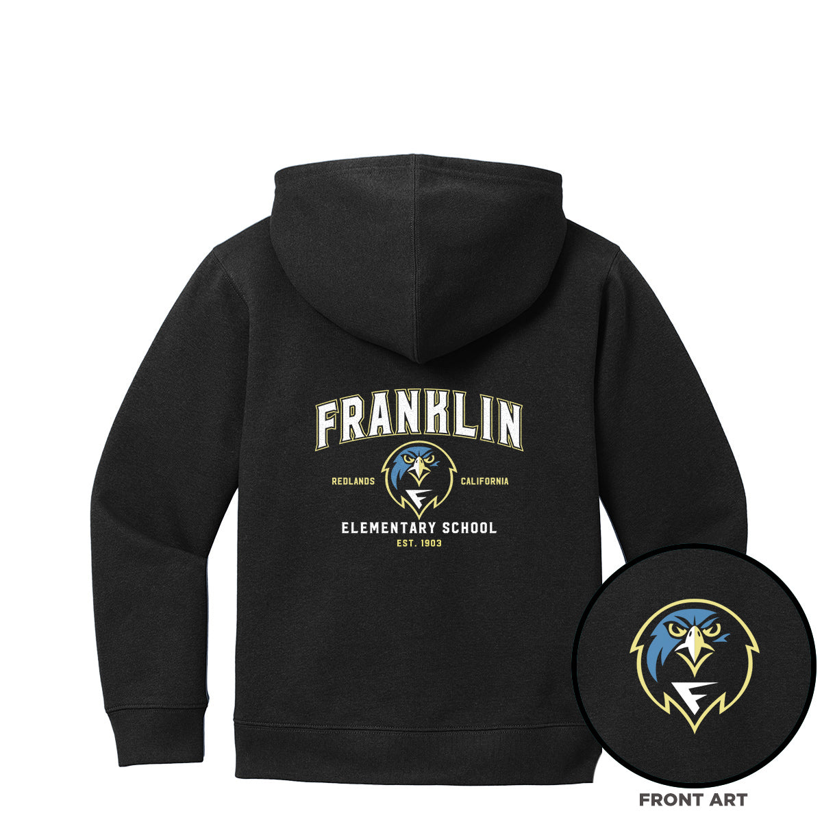 Franklin Elementary School Collegiate Youth Zip Hoodie