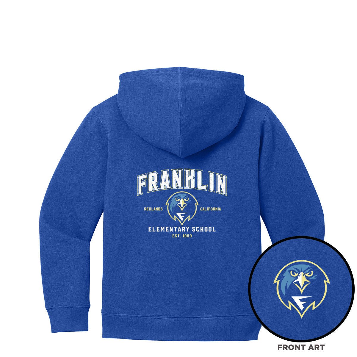 Franklin Elementary School Collegiate Youth Zip Hoodie