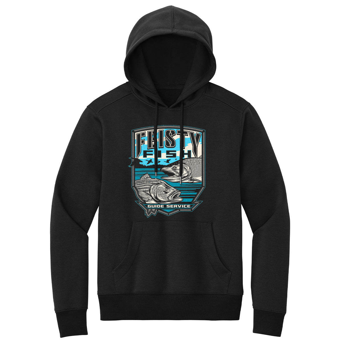 Feisty Fish Logo Premium Hoodie