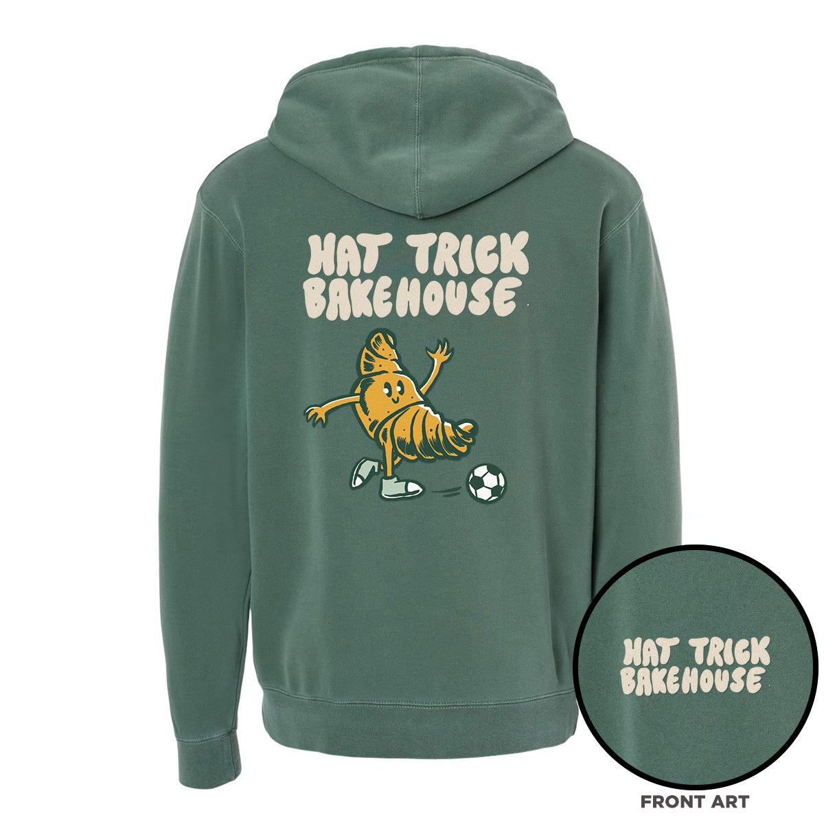 Hat Trick Bakehouse Premium Pigment-Dyed Hoodie