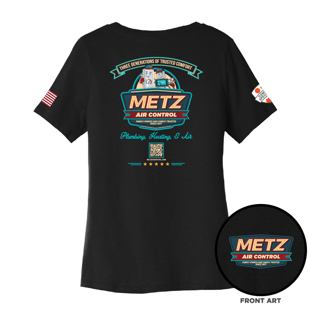 Metz Relaxed V-Neck T-Shirt