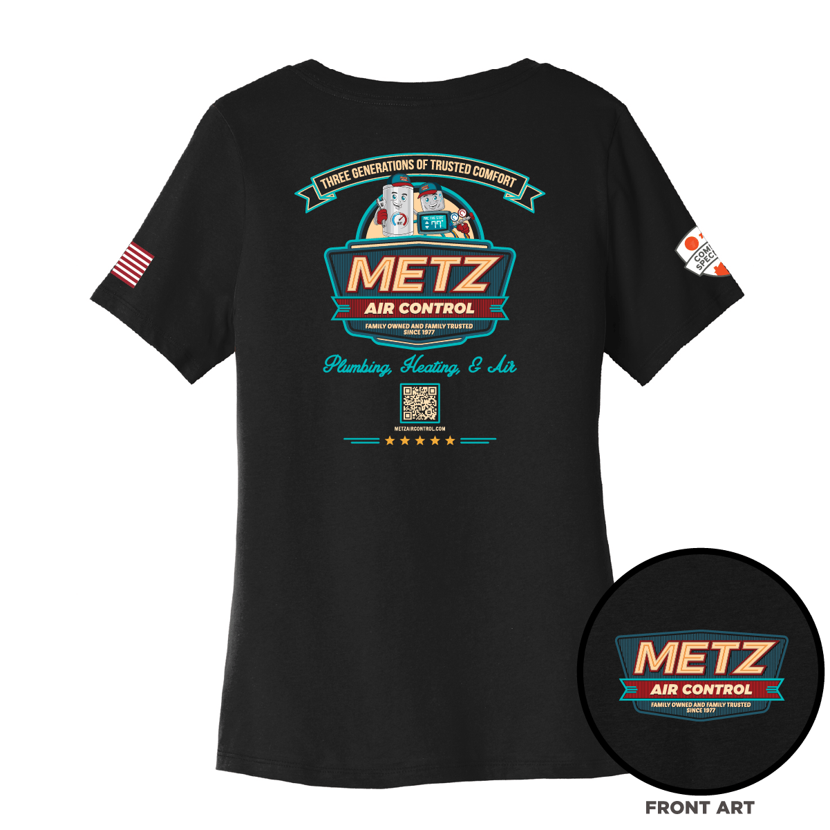 Metz Relaxed V-Neck T-Shirt