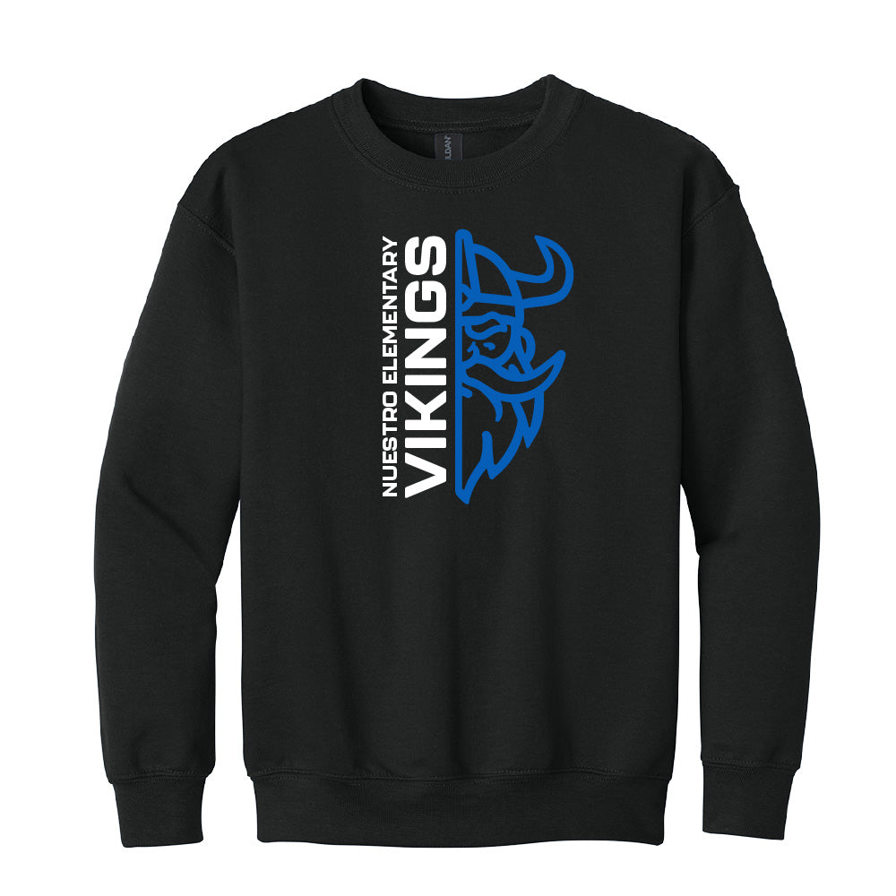 Nuestro School Kids Vikings Crewneck Sweatshirt