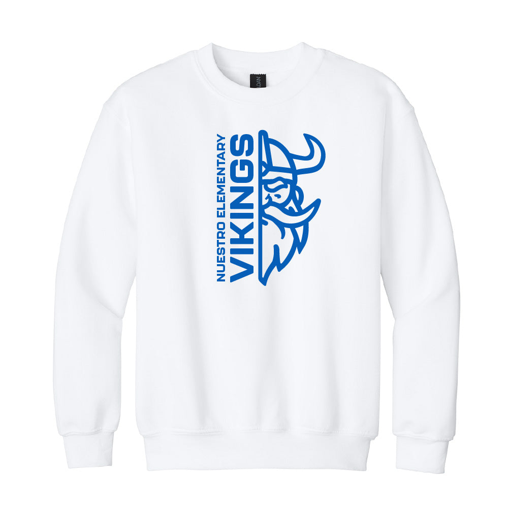 Nuestro School Kids Vikings Crewneck Sweatshirt
