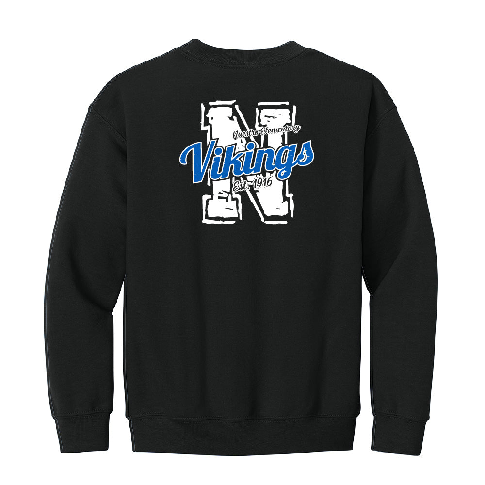Nuestro School Kids Spirit Crewneck Sweatshirt