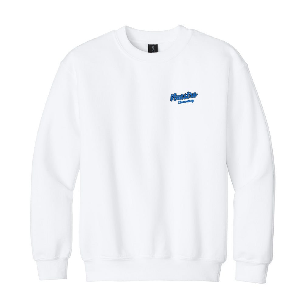 Nuestro School Kids Spirit Crewneck Sweatshirt