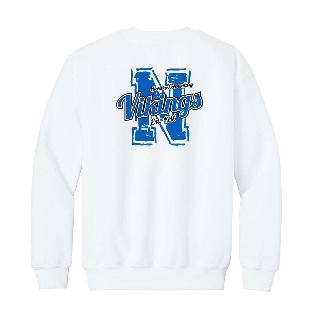 Nuestro School Kids Spirit Crewneck Sweatshirt