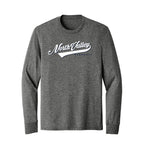 North Valley Baseball Script Long Sleeve T-Shirt - Multiple Colorways