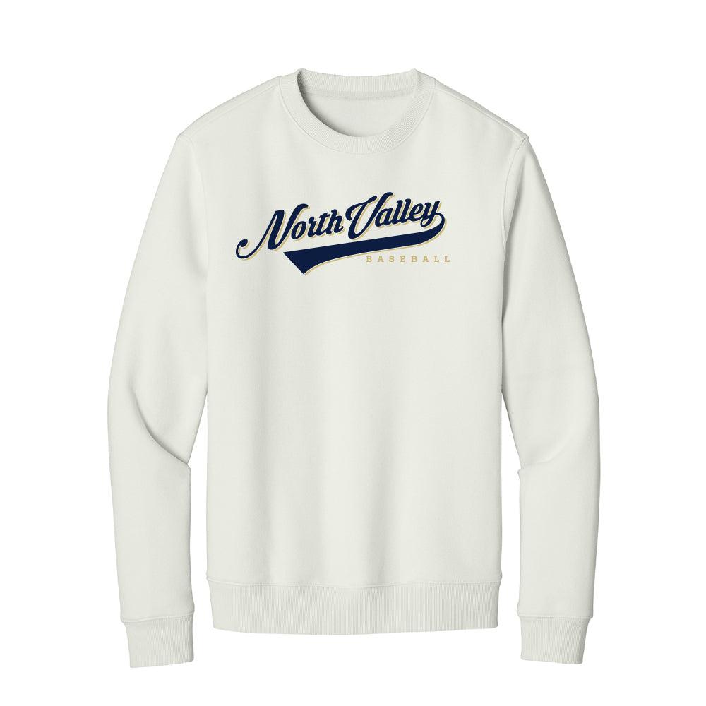 North Valley Baseball Script Crewneck Sweater - Multiple Colorways