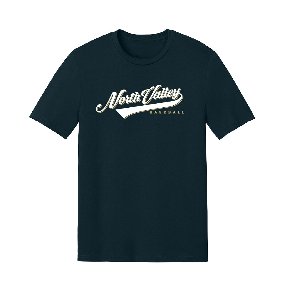 North Valley Baseball Script T-Shirt - Multiple Colorways