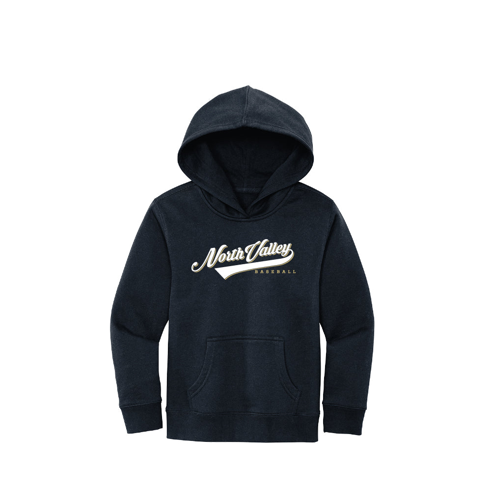 North Valley Baseball Script Youth Hoodie - Multiple Colorways