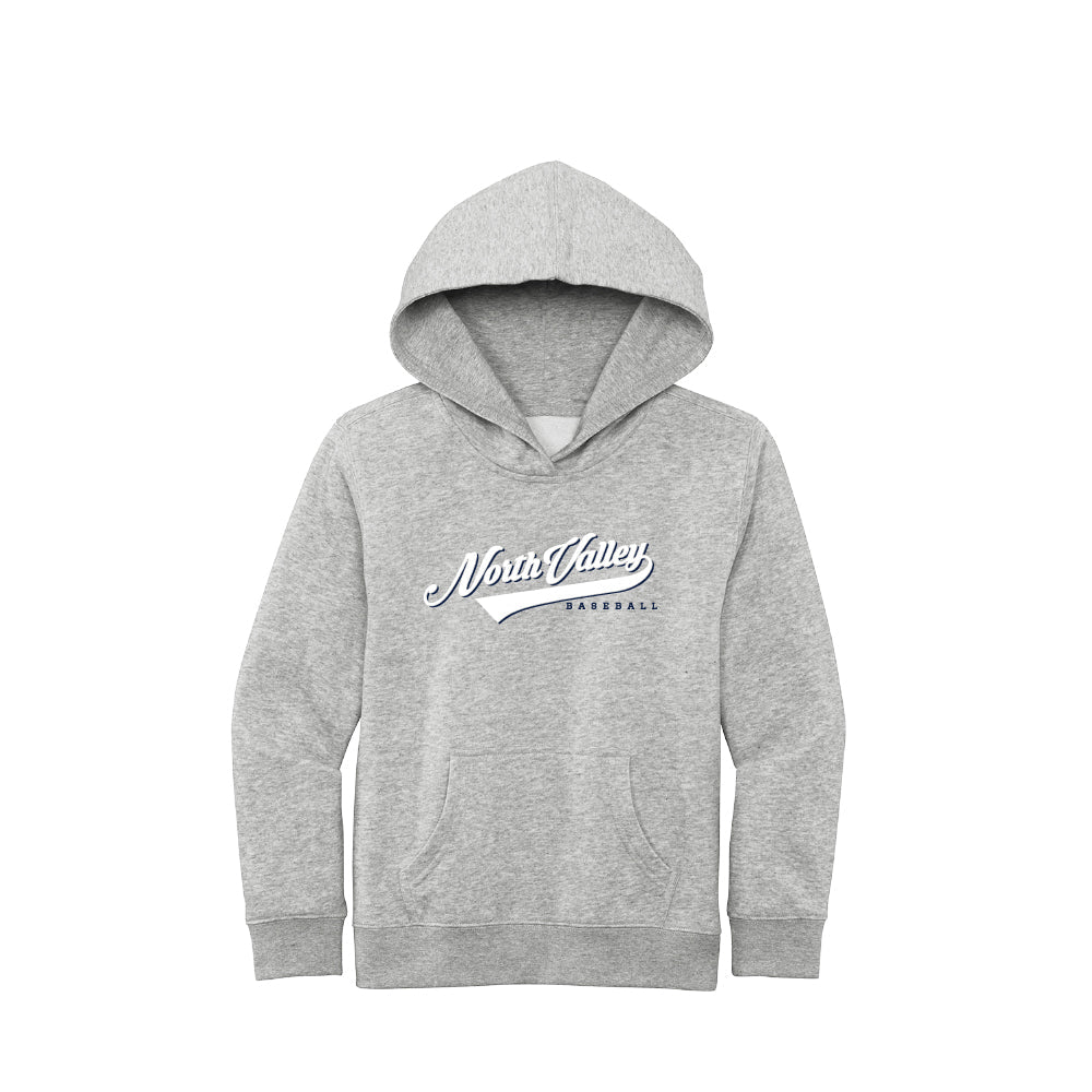 North Valley Baseball Script Youth Hoodie - Multiple Colorways