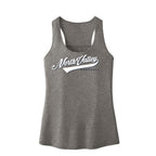 North Valley Baseball Script Ladies Tanktop - Multiple Colorways