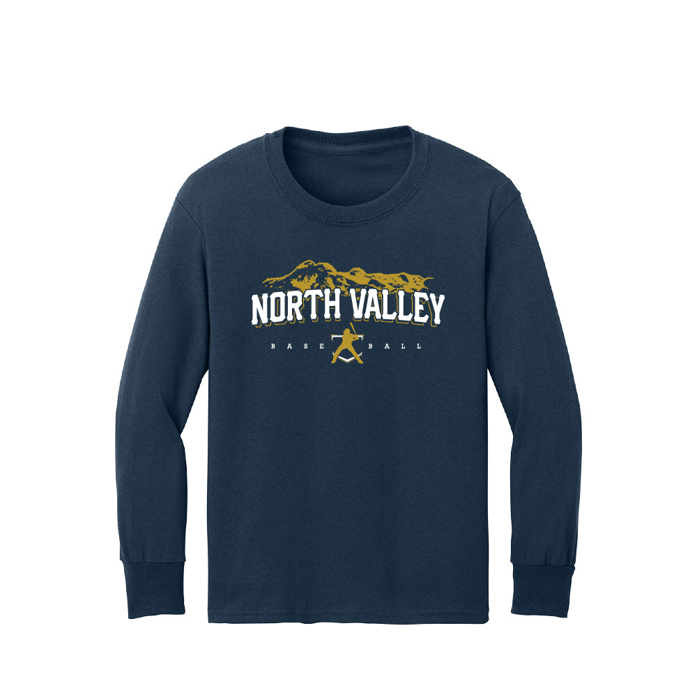North Valley Baseball Buttes Youth Long Sleeve T-Shirt - Multiple Colorways