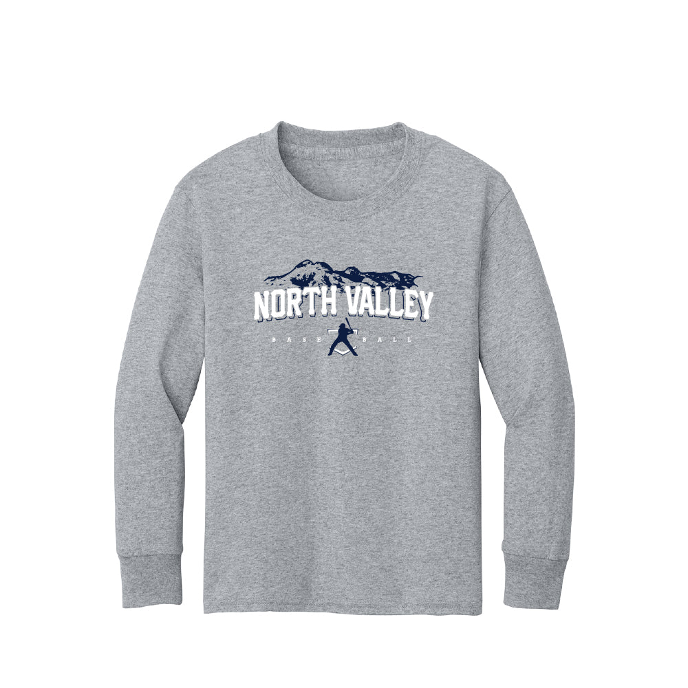 North Valley Baseball Buttes Youth Long Sleeve T-Shirt - Multiple Colorways