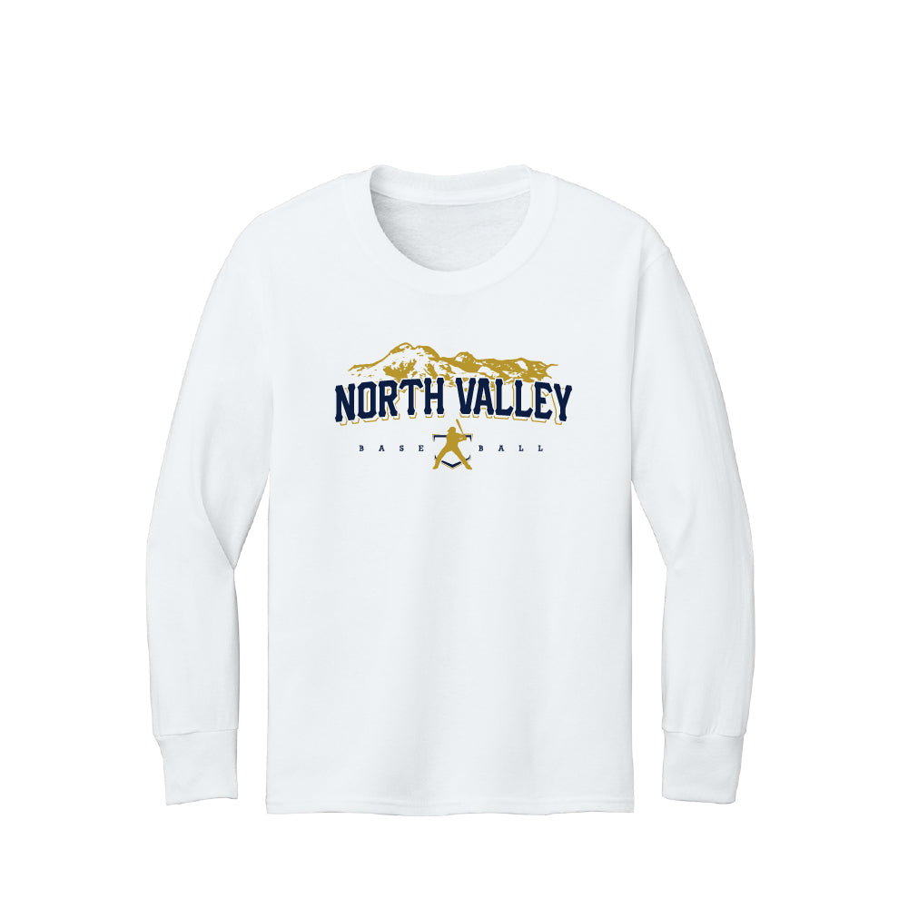 North Valley Baseball Buttes Youth Long Sleeve T-Shirt - Multiple Colorways