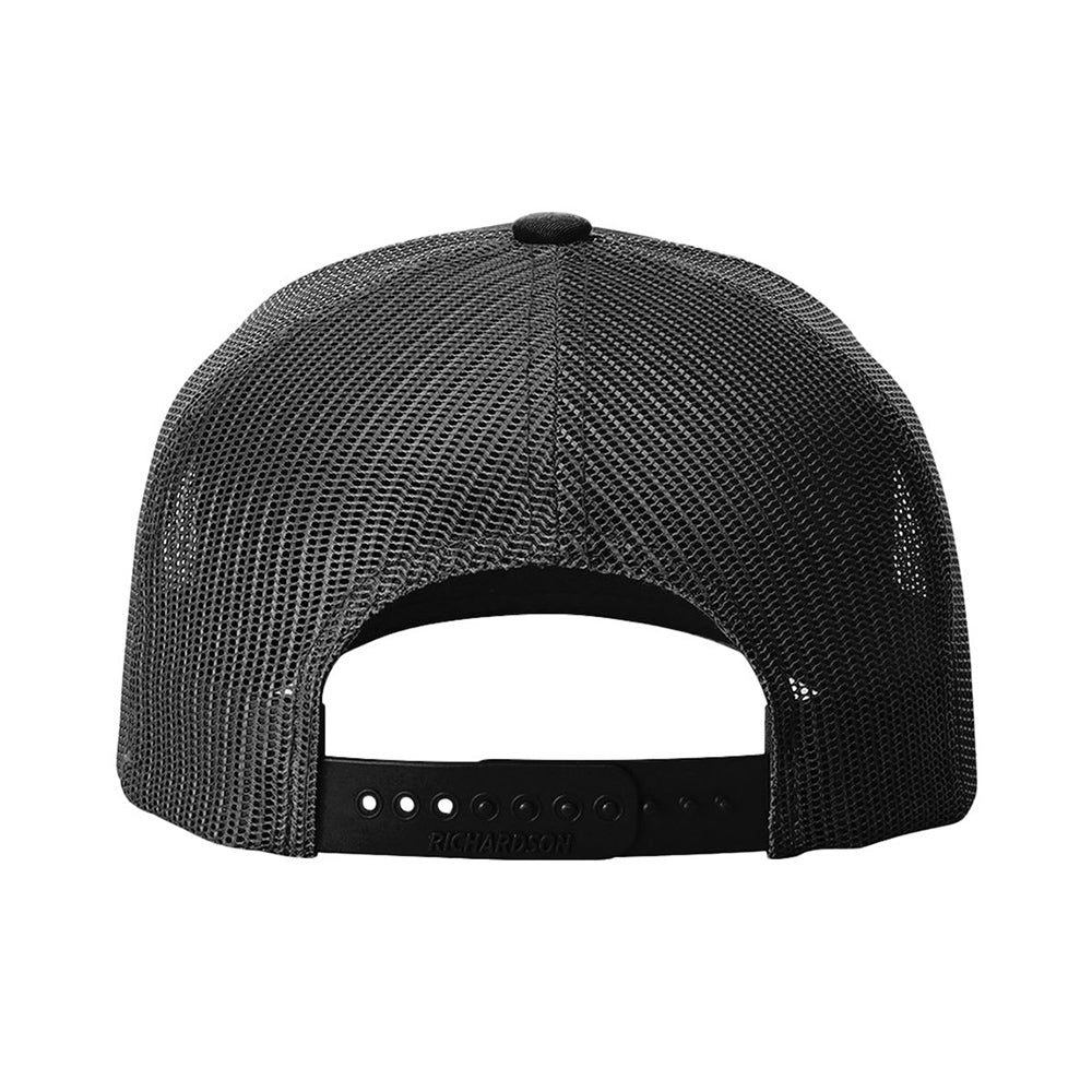 Pacific Reign Trident Black Trucker Hat