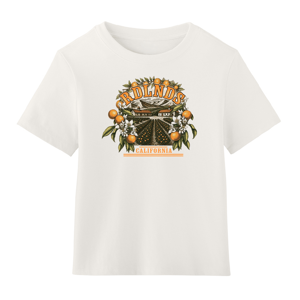 RDLNDS Orange Country Women's Heavyweight Boxy Tee